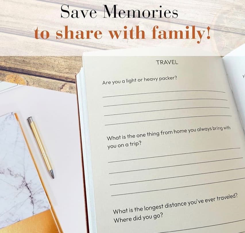 Mom I Want to Know Your Life Story Leather Journal, Hardcover — photo 2