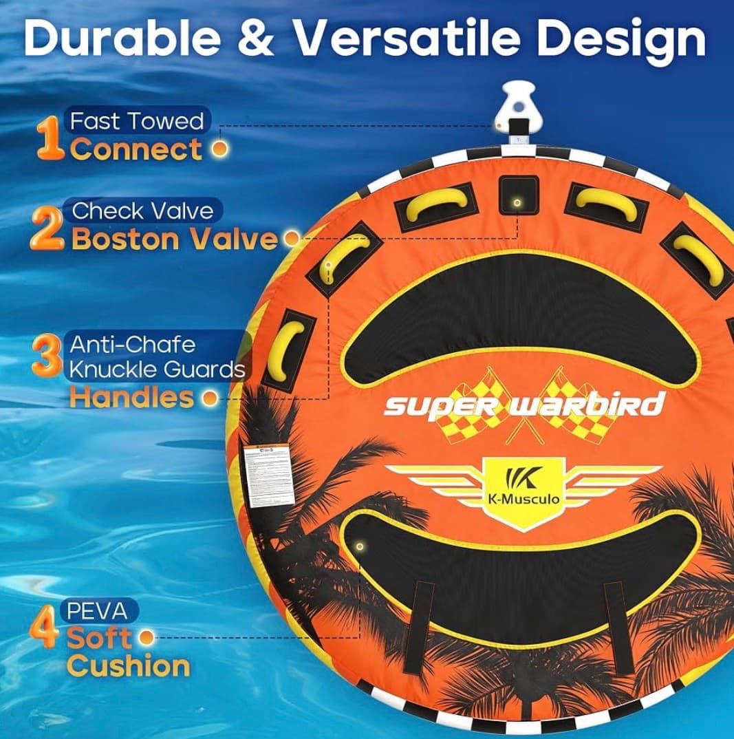 Heavy Duty Towable Water Tube — photo 2
