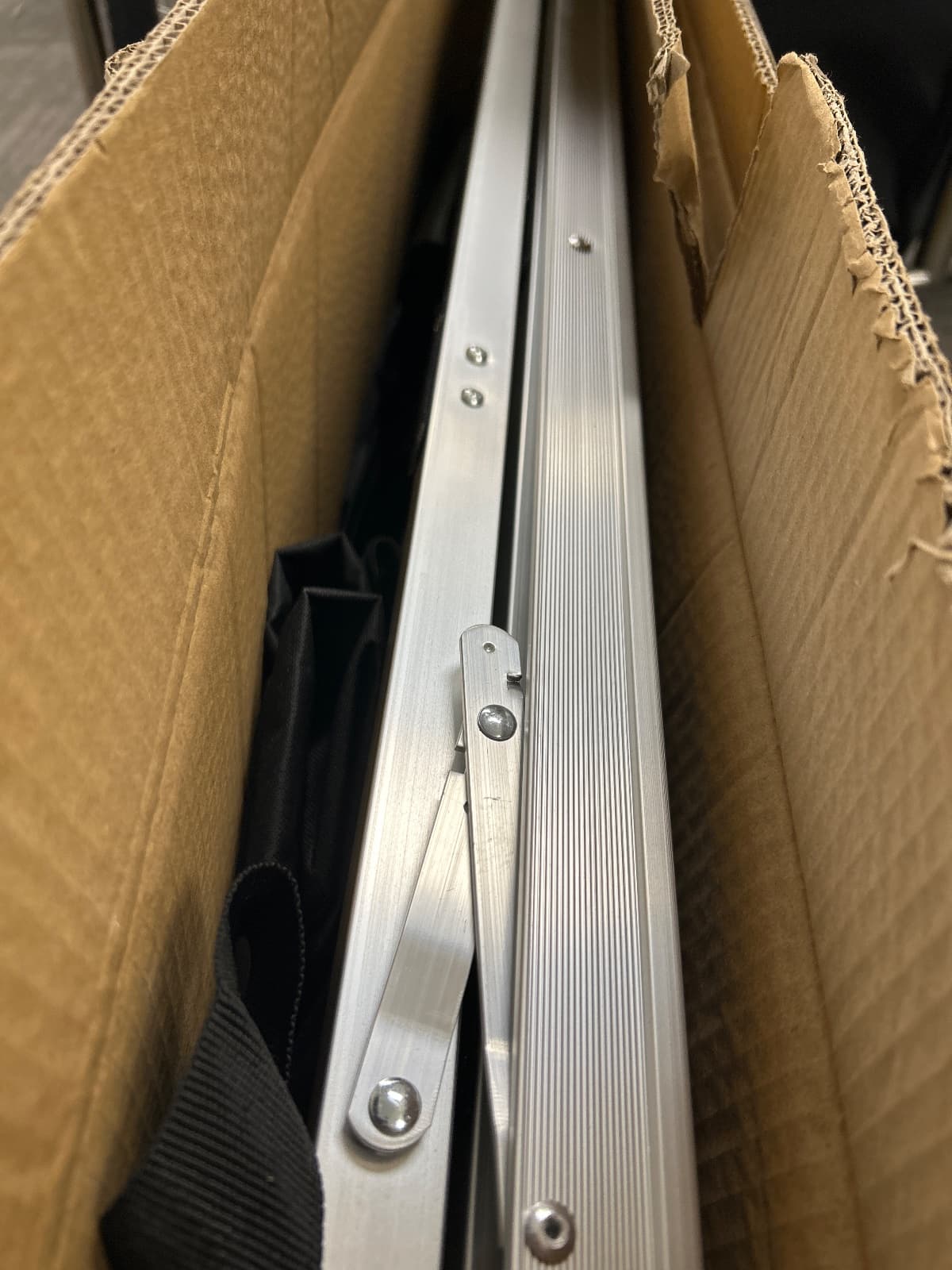Portable 2-Tier Folding Bar Table with Carry Bag — photo 4