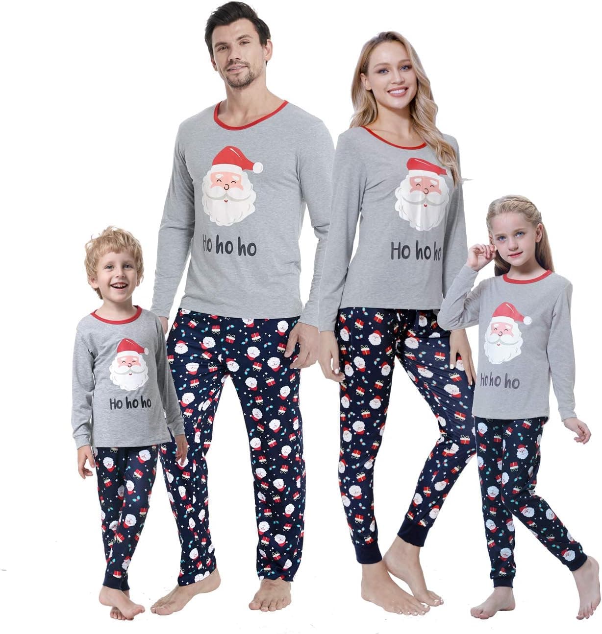 Family Matching Christmas Pajama Set, Snowman Print, Long Sleeve — photo 2