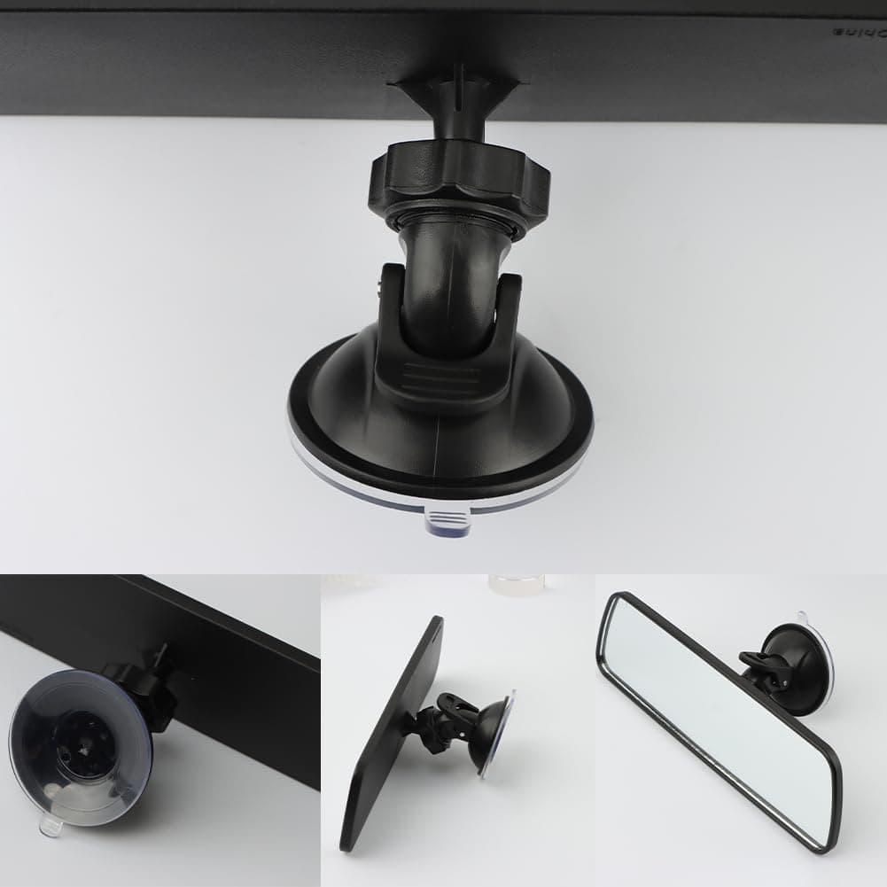 Car Rear View Mirror with Suction Cup, HD
