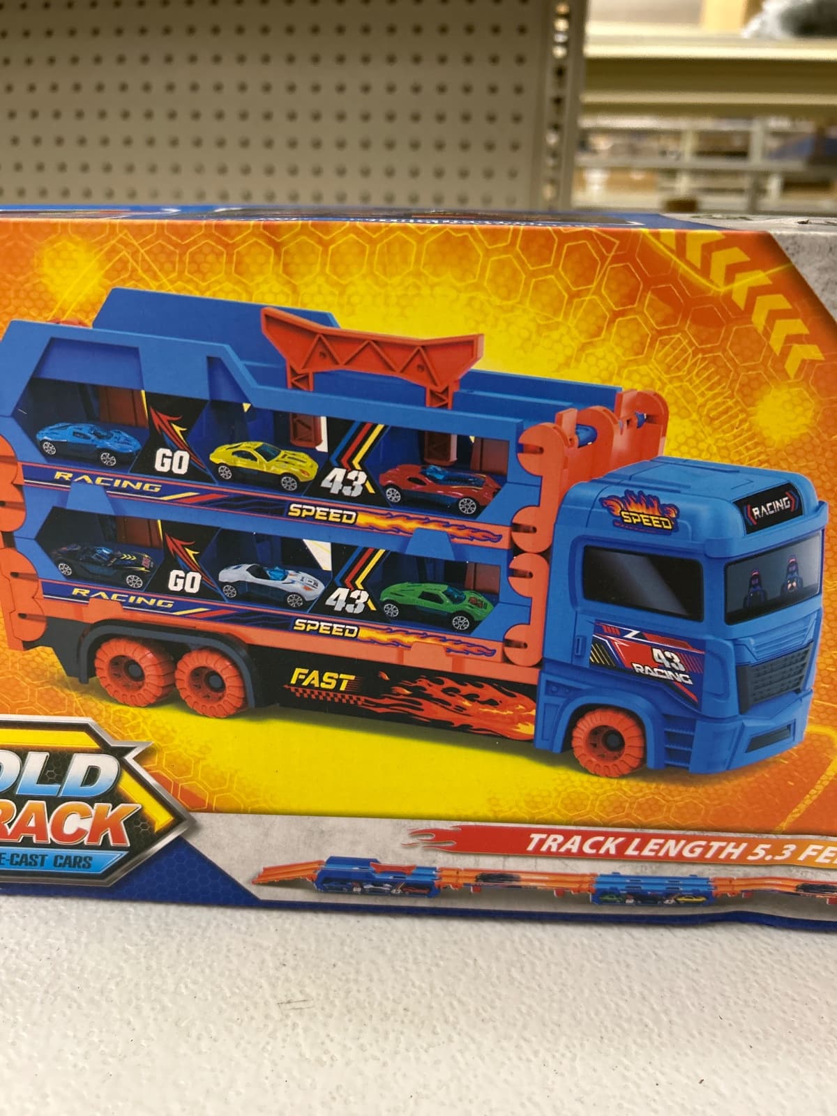4-in-1 Toy Truck with 2 Foldable Race Tracks — photo 2