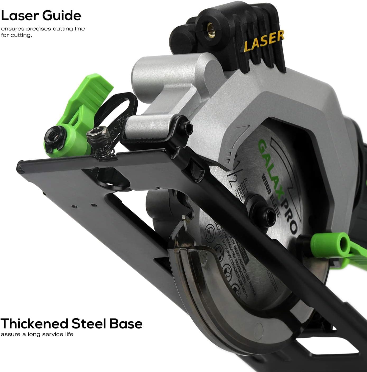 4-1/2 in Cordless Mini Circular Saw with 2.0Ah Battery — photo 2