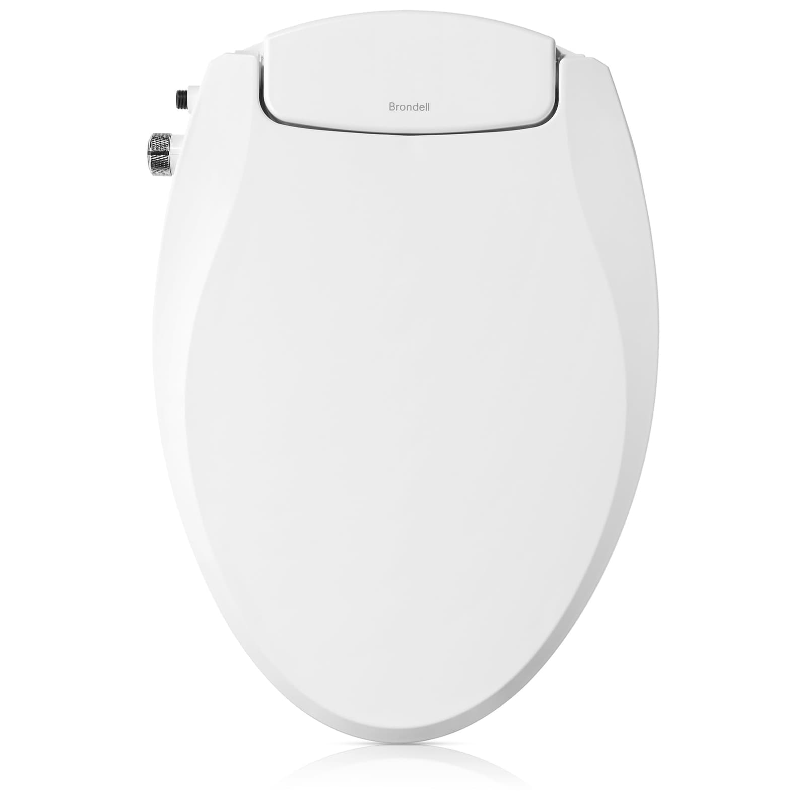 Brondell Bidet Toilet Seat Non-Electric Ecoseat Fits Elongated Toilets White - Dual… — photo 2