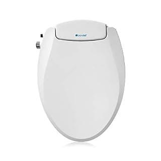 Brondell Bidet Toilet Seat Non-Electric Ecoseat Fits Elongated Toilets White - Dual… — photo 3