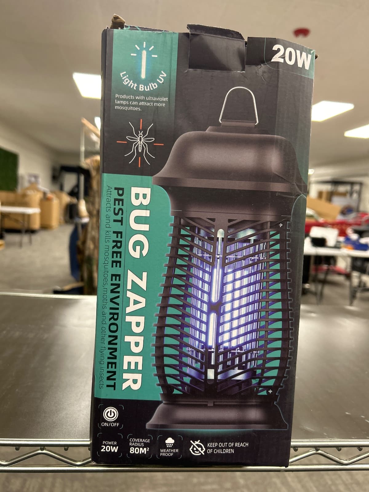Bug Zapper Outdoor, Electric Mosquito Zapper, Fly Traps Indoor Outdoor — photo 4