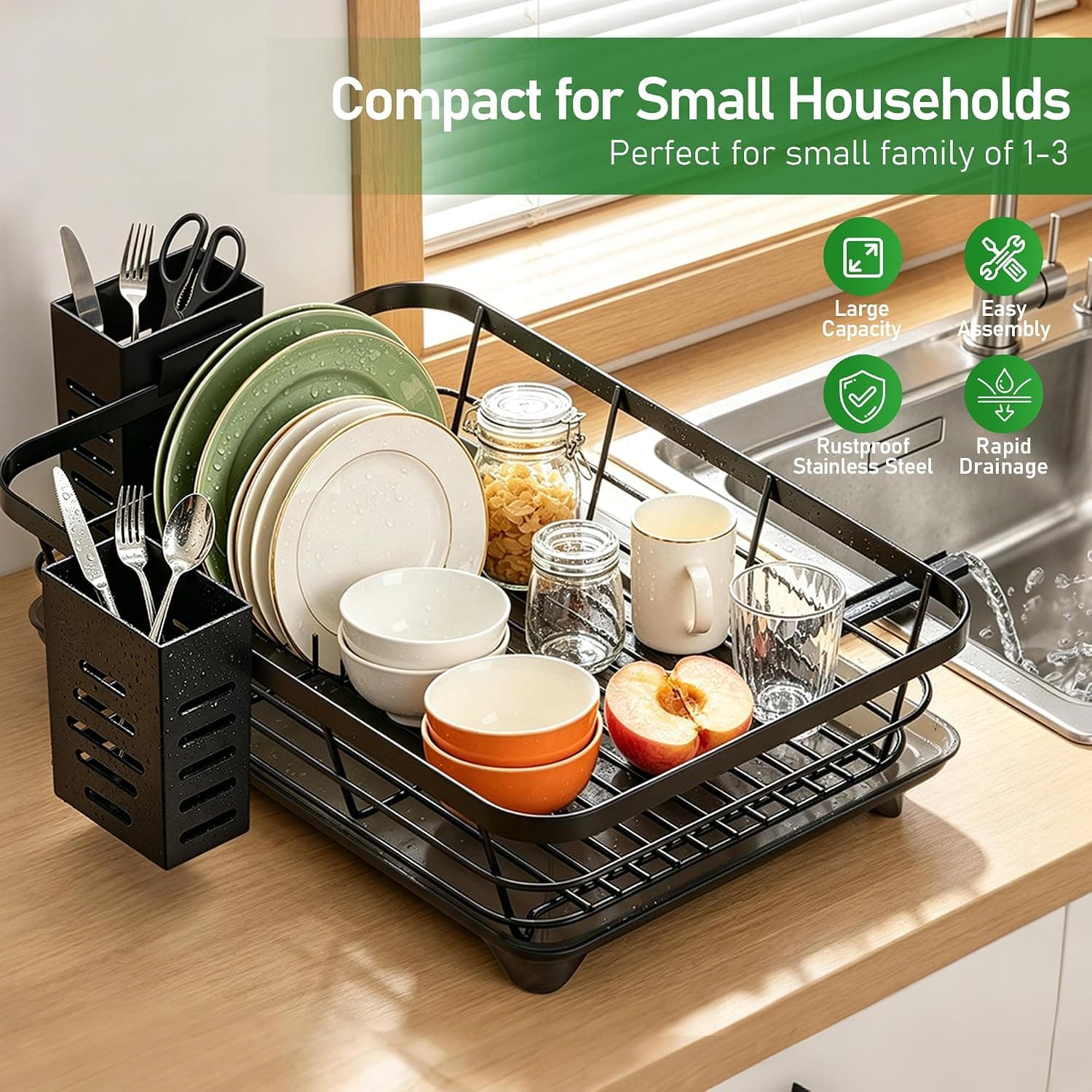 Dish Drying Rack for Kitchen Counter