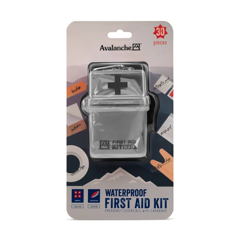Avalanche Camping Mini First Aid Kit 30 PCS | Grey