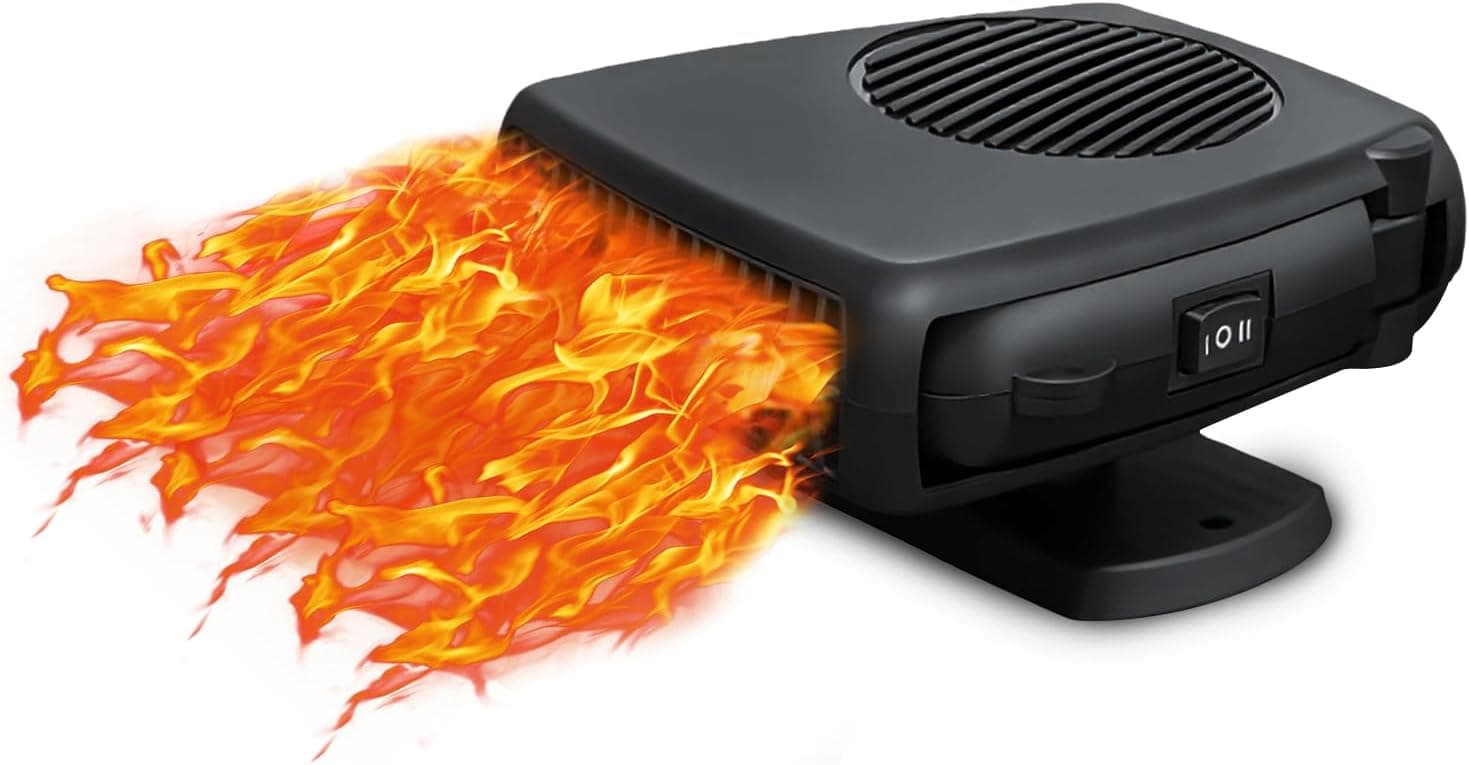 12V 200W Car Heater and Fan, Portable Dual Mode Defroster