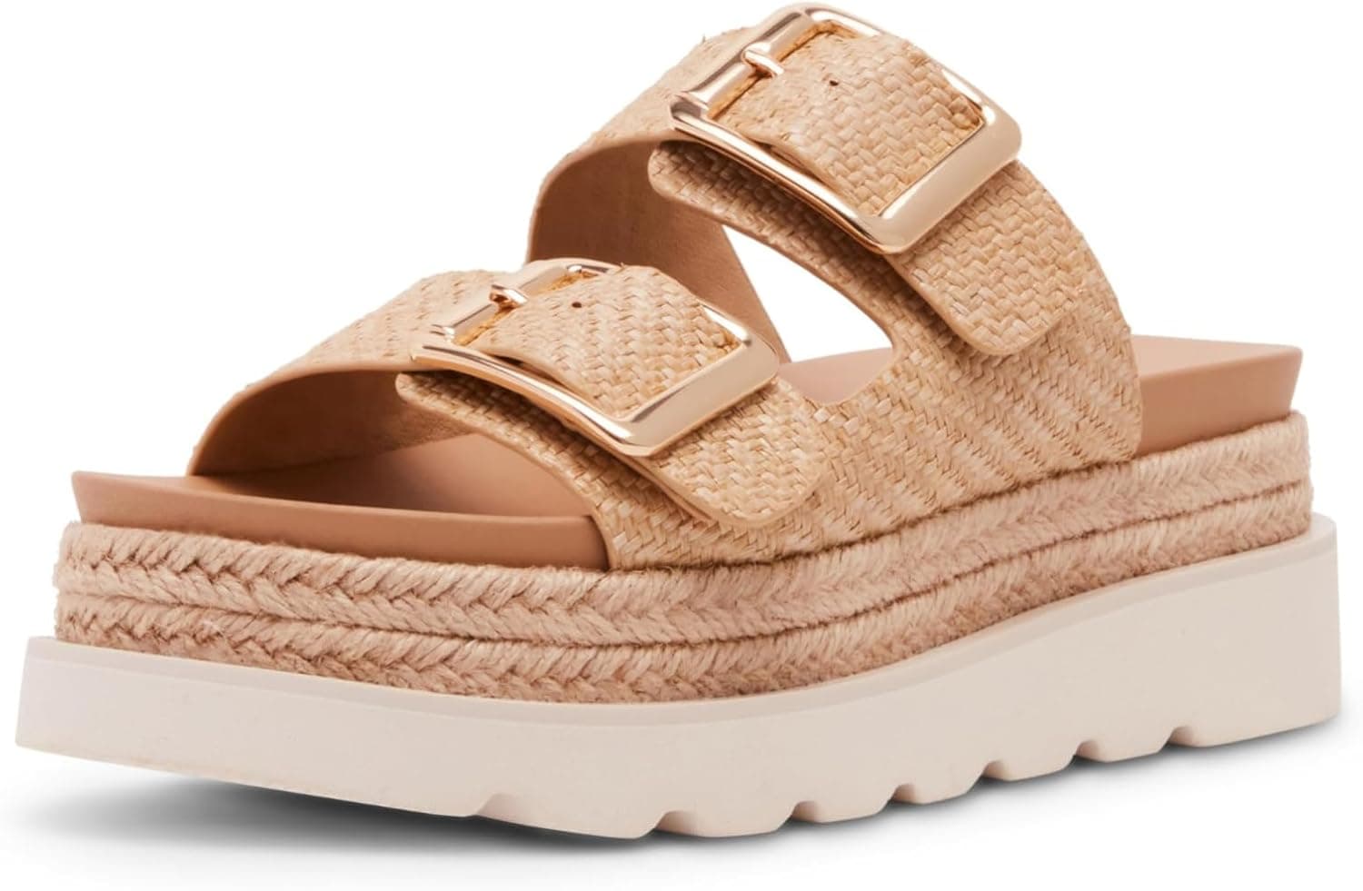Yishaweiqi Espadrilles Platform Sandals for Women Comfortable Raffia Flatform Sandals…