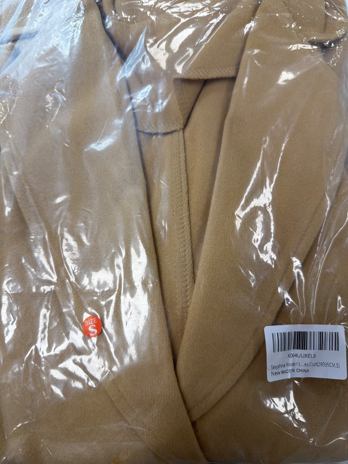 Women's Notch Lapel Single Button Wool Blend Blazer Casual Open Front Business Work… — photo 4