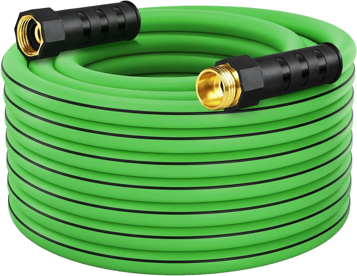 50ft Garden Hose 5/8”, Flexible Water Hose with Swivel Grip