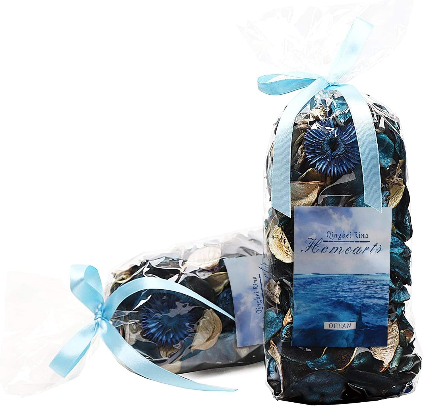 Summer Potpourri Bags,Ocean Breeze Scented Bowl Vase Filler, Blue,8.4 oz — photo 3