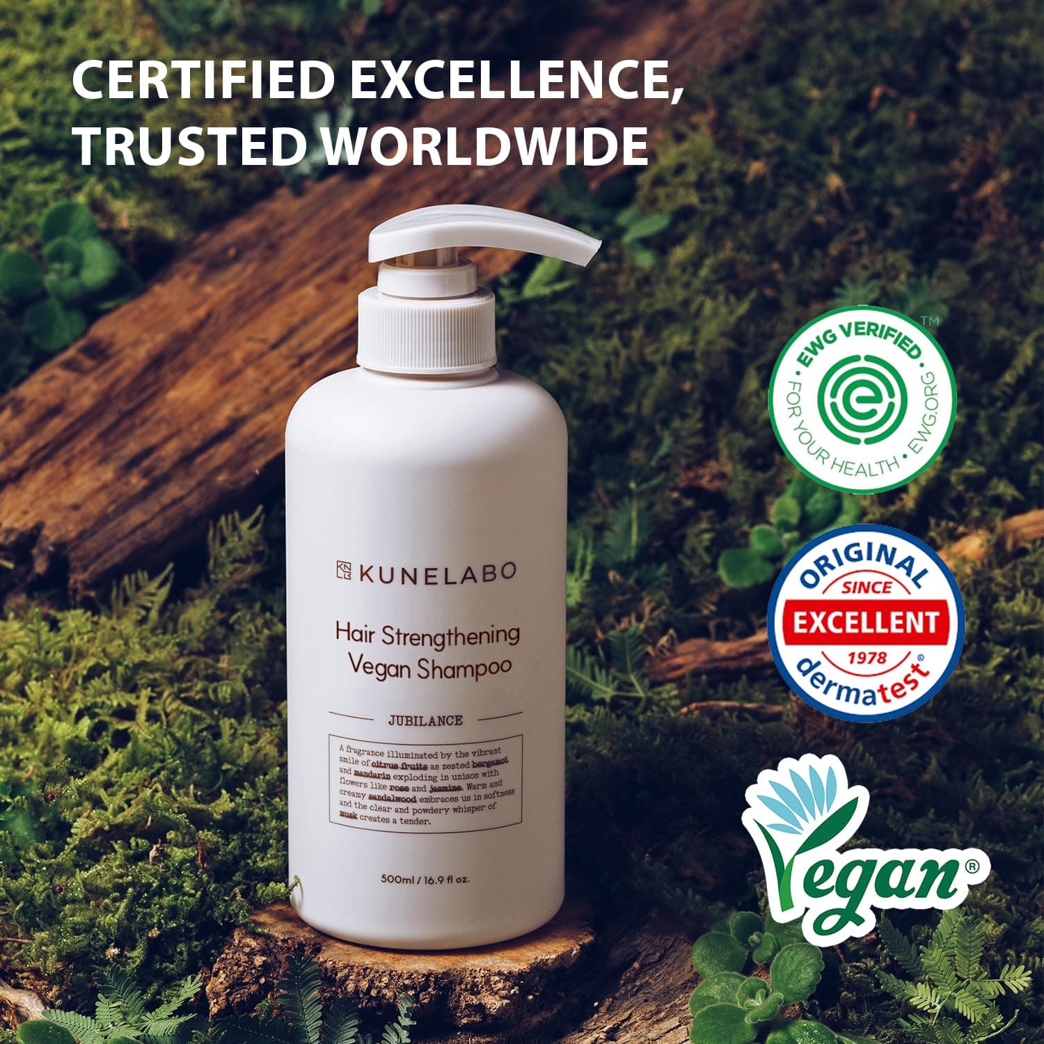 Kunelabo Vegan Hair Shampoo 500 ml — photo 3