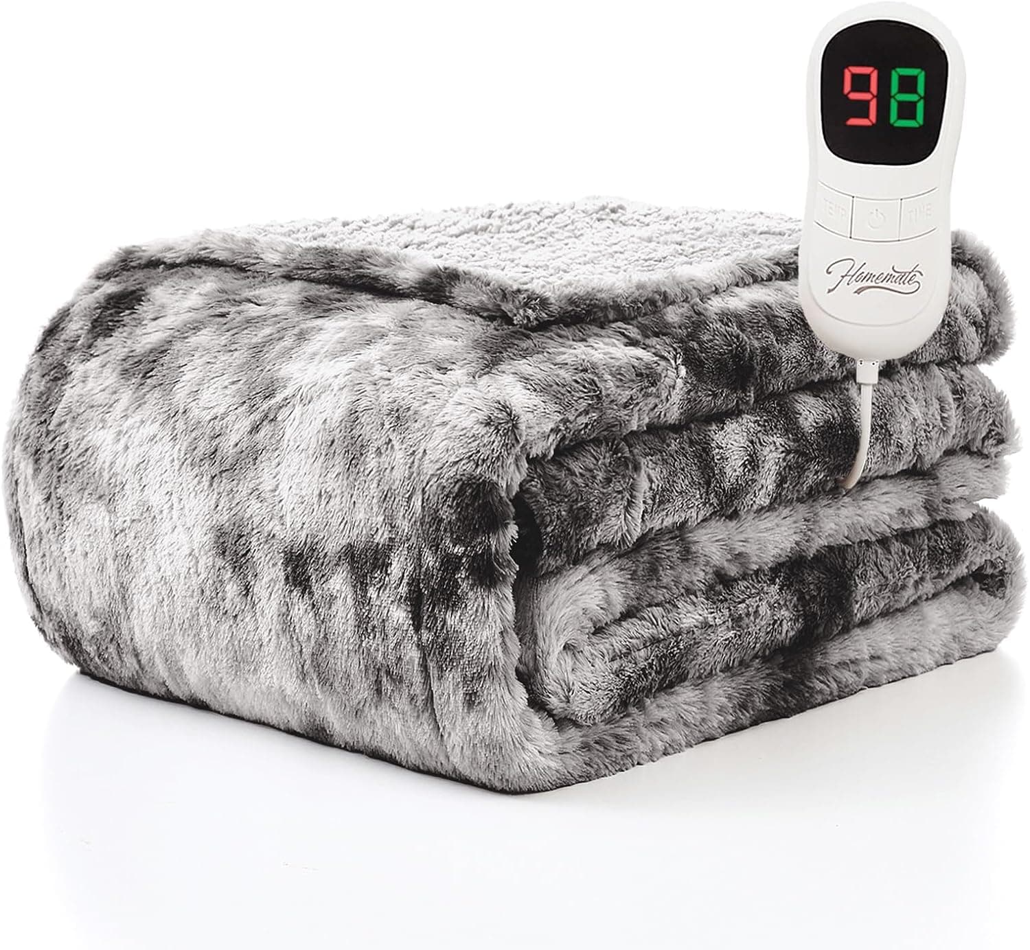 Homemate Electric Heated Blanket Full Size - 72"x84" Heating Blanket Full Size 1/2/4/6/8…