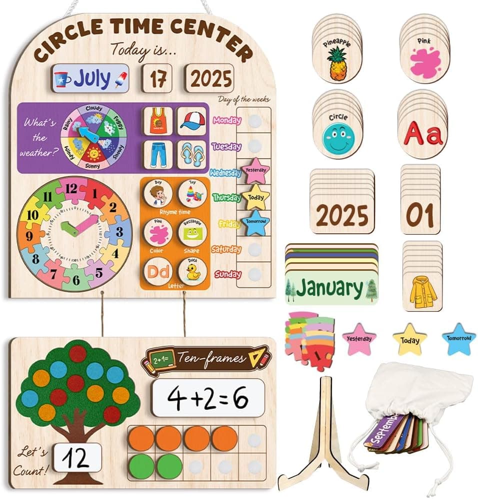 Interactive Calendar for Kids Ages 3-8, Circle Time Learning Center — photo 2
