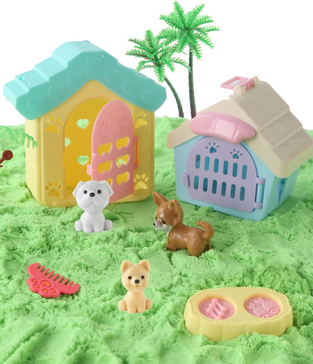 36 PCS Pet Sensory Bin Moldable Sensory Sand Kit and Sandbox with Lid Dog and Cat… — photo 3