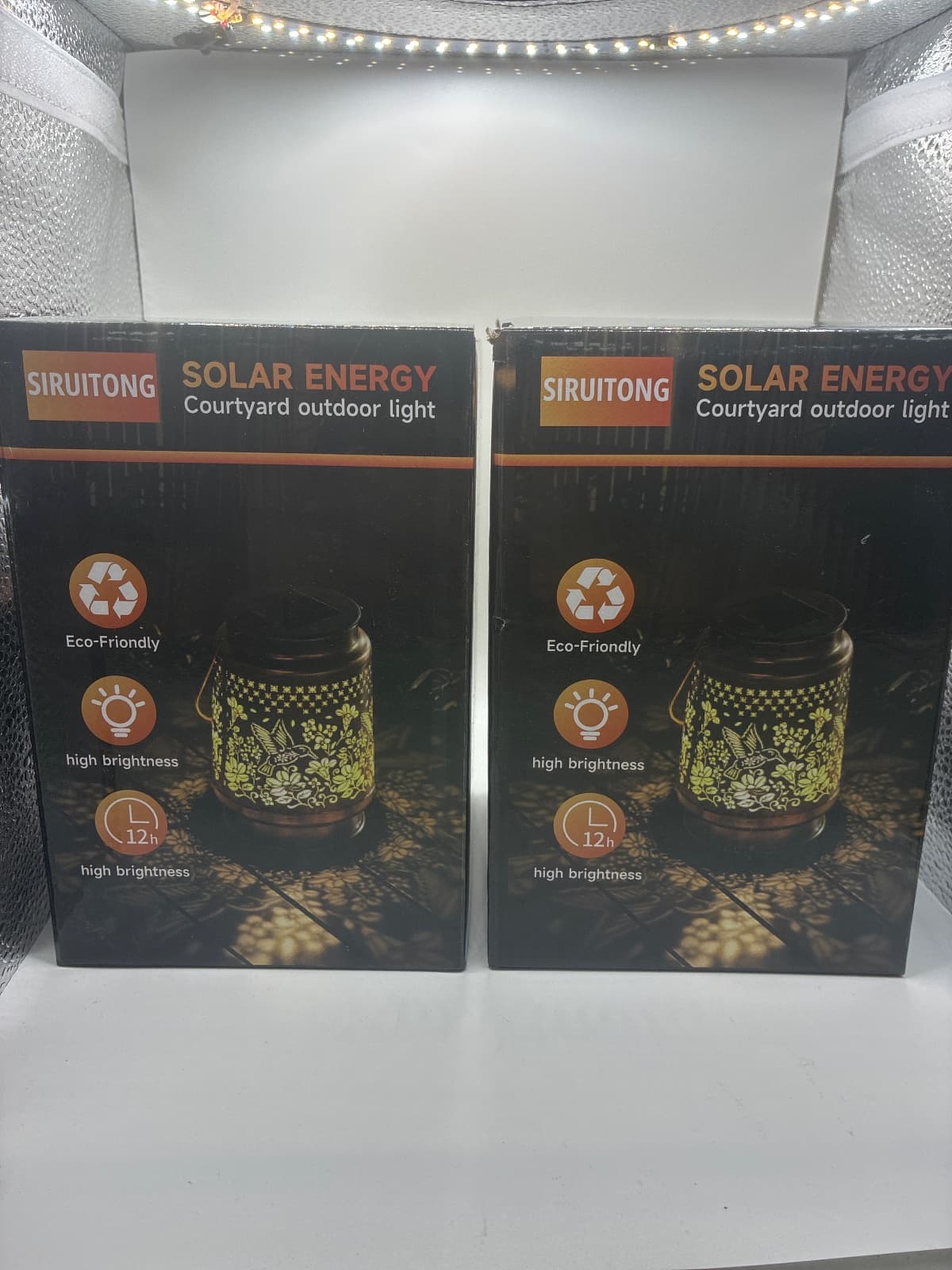 Solar energy lights 2 pack