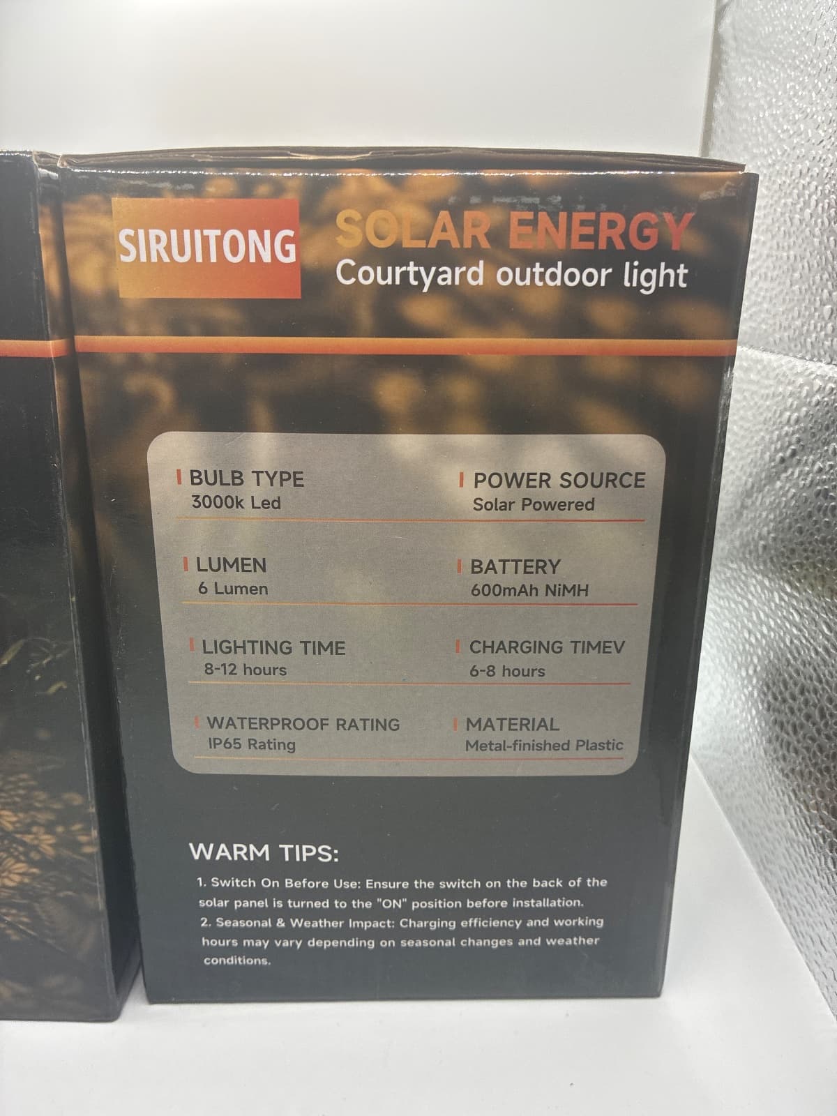 Solar energy lights 2 pack — photo 2