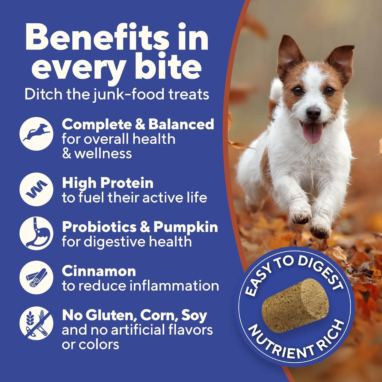 4 pack Dave's Pet Food Freeze Dried Dog Treats & Topper, Beef & Liver, 4 oz — photo 2