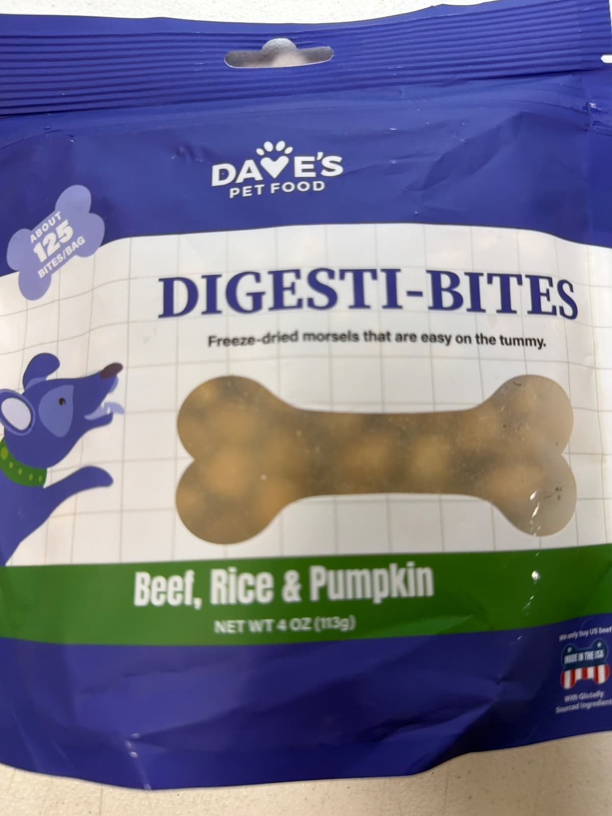 4 pack Dave's Pet Food Freeze Dried Dog Treats & Topper, Beef & Liver, 4 oz — photo 4