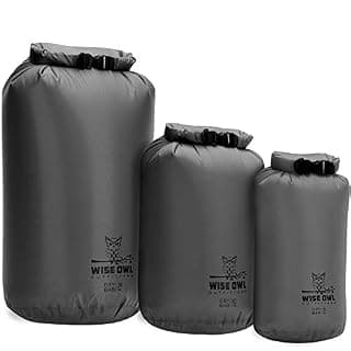 Wise Owl Outfitters Dry Bag 3-Pack - Fully Submersible Ultra Lightweight Airtight…