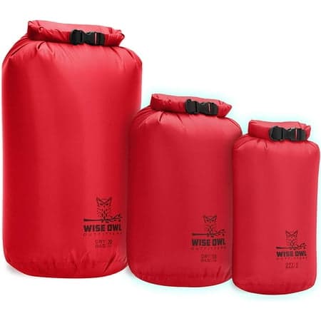 Wise Owl Outfitters Dry Bag 3-Pack - Fully Submersible Ultra Lightweight Airtight… — photo 2
