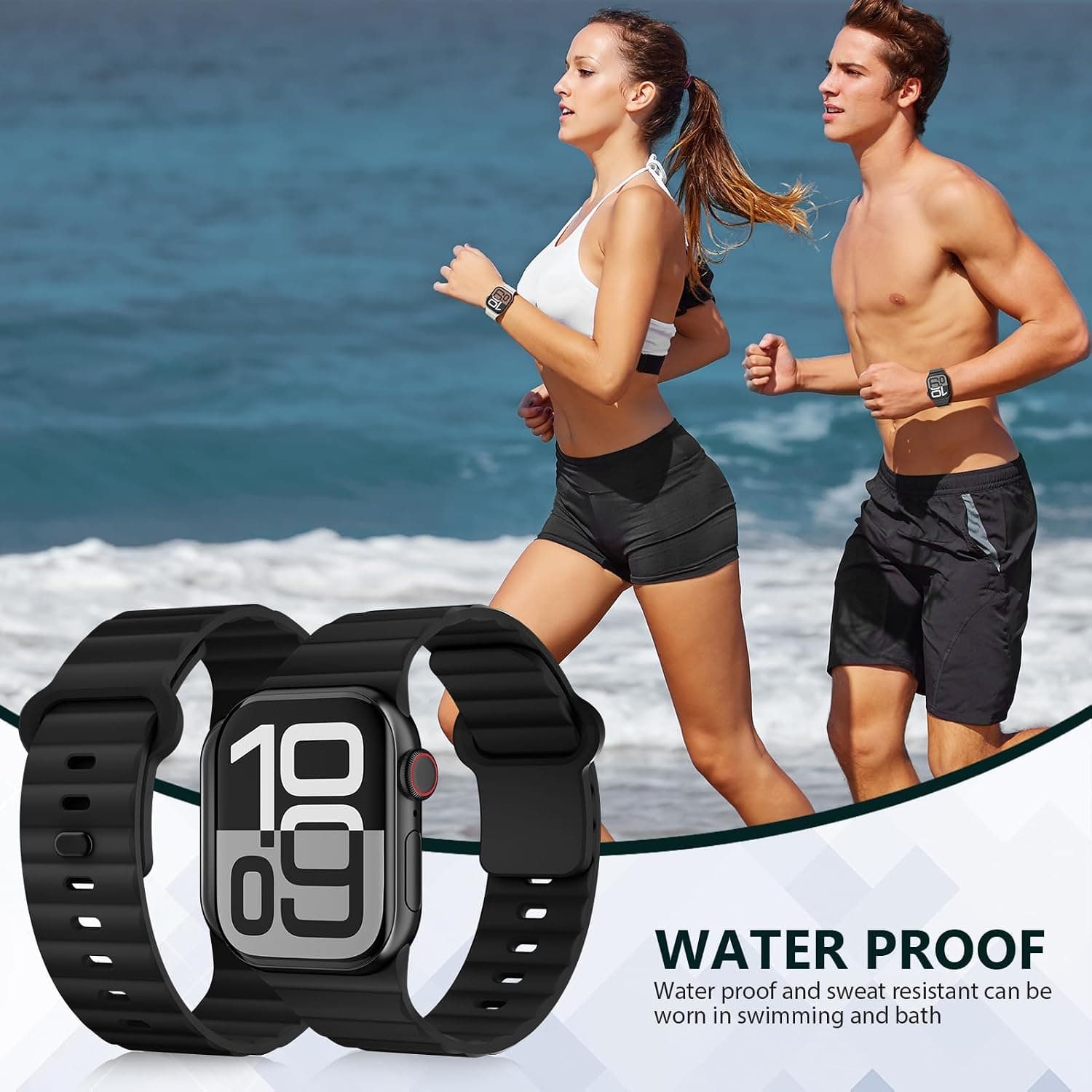 6 Pack Sport Bands for Apple Watch Ultra/4/3/2 Band 49mm 46mm 45mm 44mm 42/41/40/38 mm… — photo 2