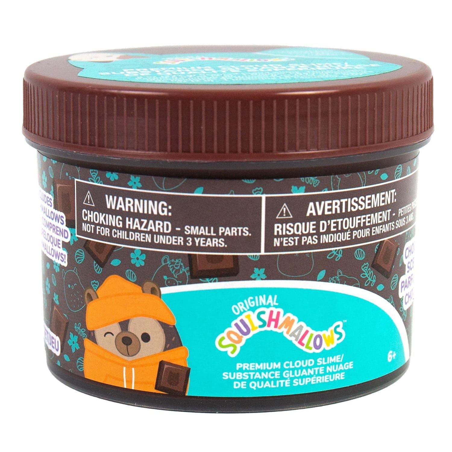 Original Squishmallows Hans The Hedgehog Premium Cloud Slime, Chocolate Scented — photo 2
