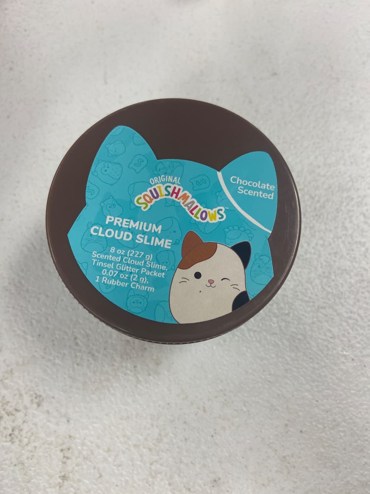 Original Squishmallows Hans The Hedgehog Premium Cloud Slime, Chocolate Scented — photo 3