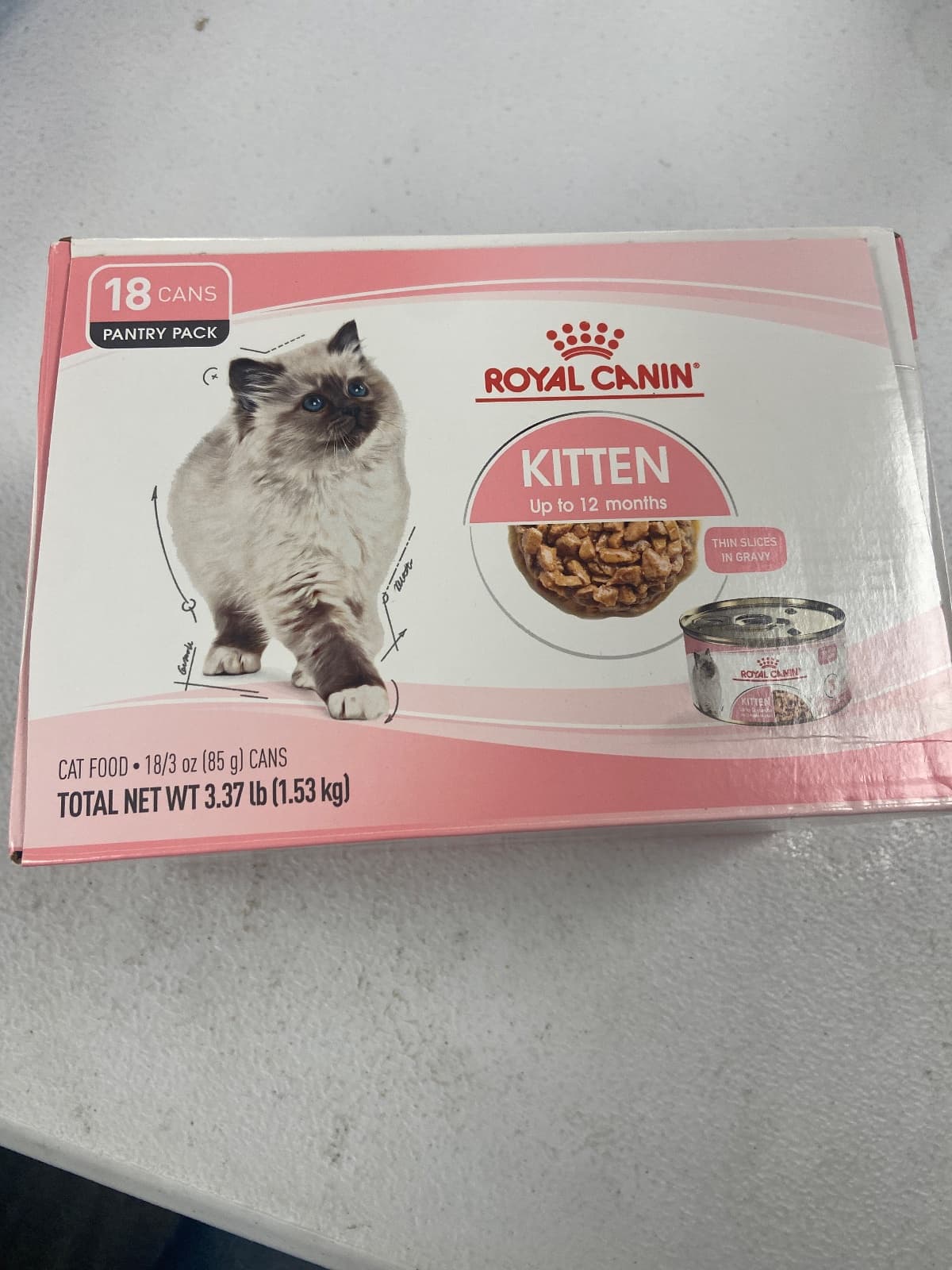 Royal Canin Feline Health Nutrition Kitten Thin Slices in Gravy Canned Cat Food — photo 3