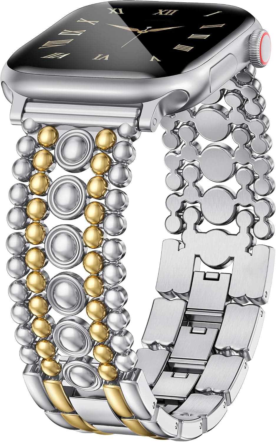 Metal Band for Apple Watch Band Women 42/44/45/46/49/38/40/41mm