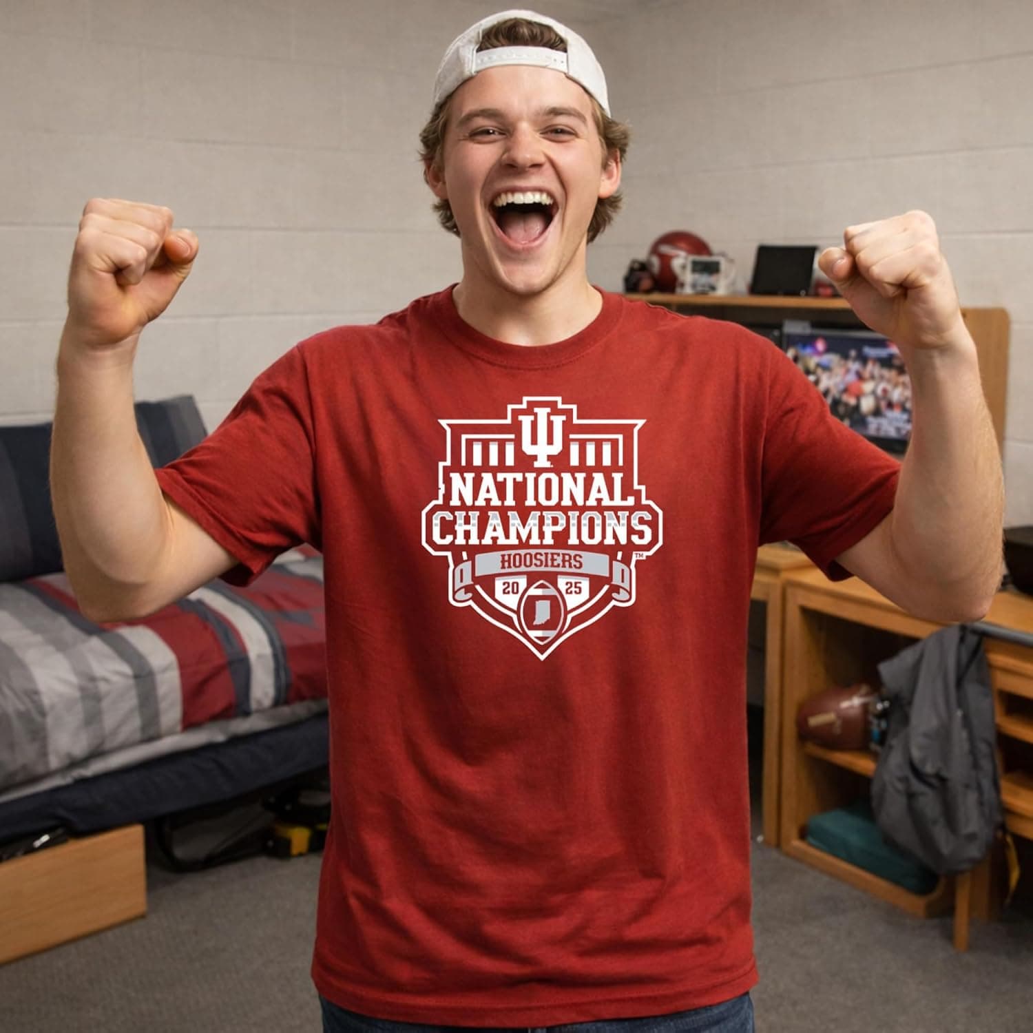 Indiana Hoosiers National College 2026 CFP Champions T-Shirt - 2025 NCAA Football Champs… — photo 2
