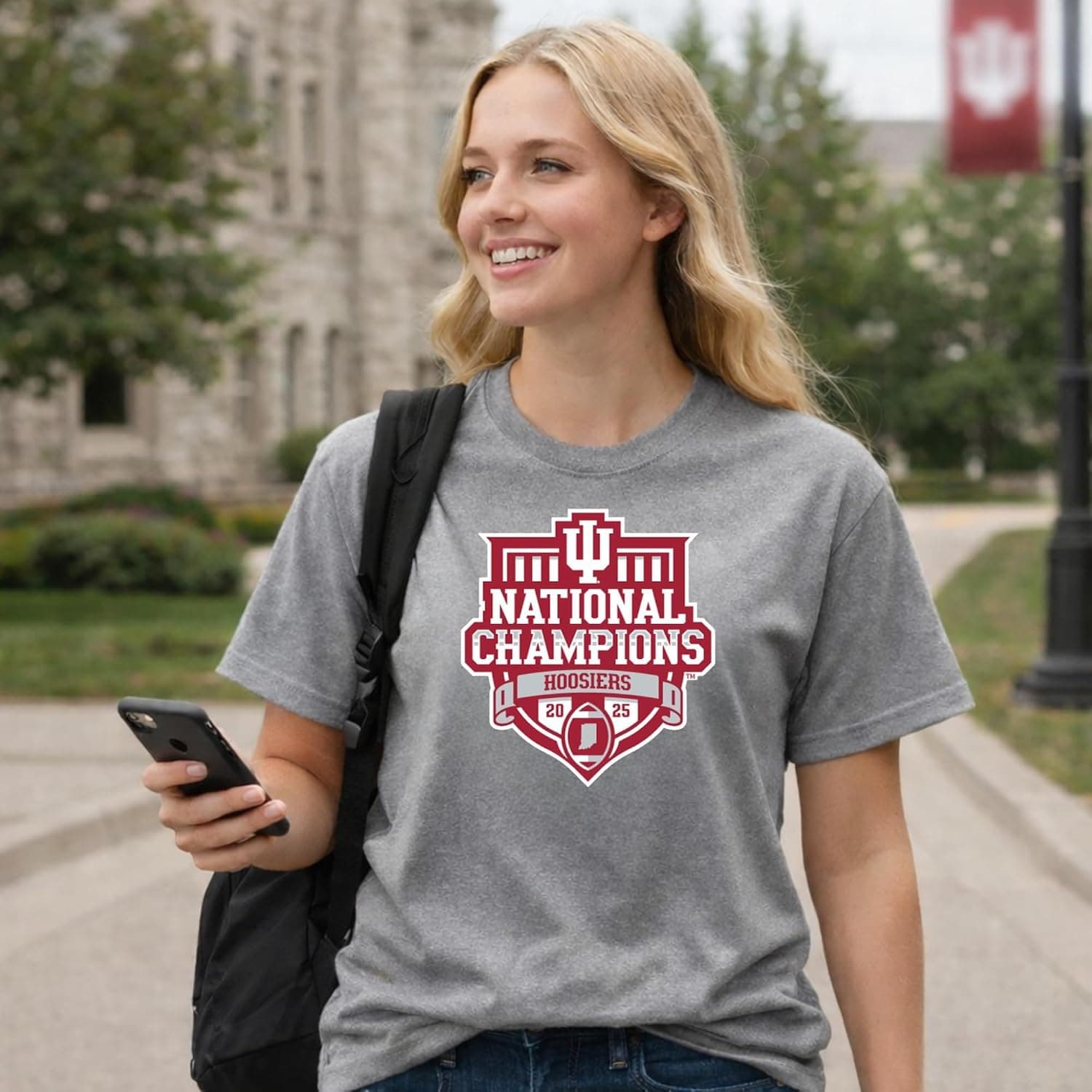 Indiana Hoosiers National College 2026 CFP Champions T-Shirt - 2025 NCAA Football Champs… — photo 3