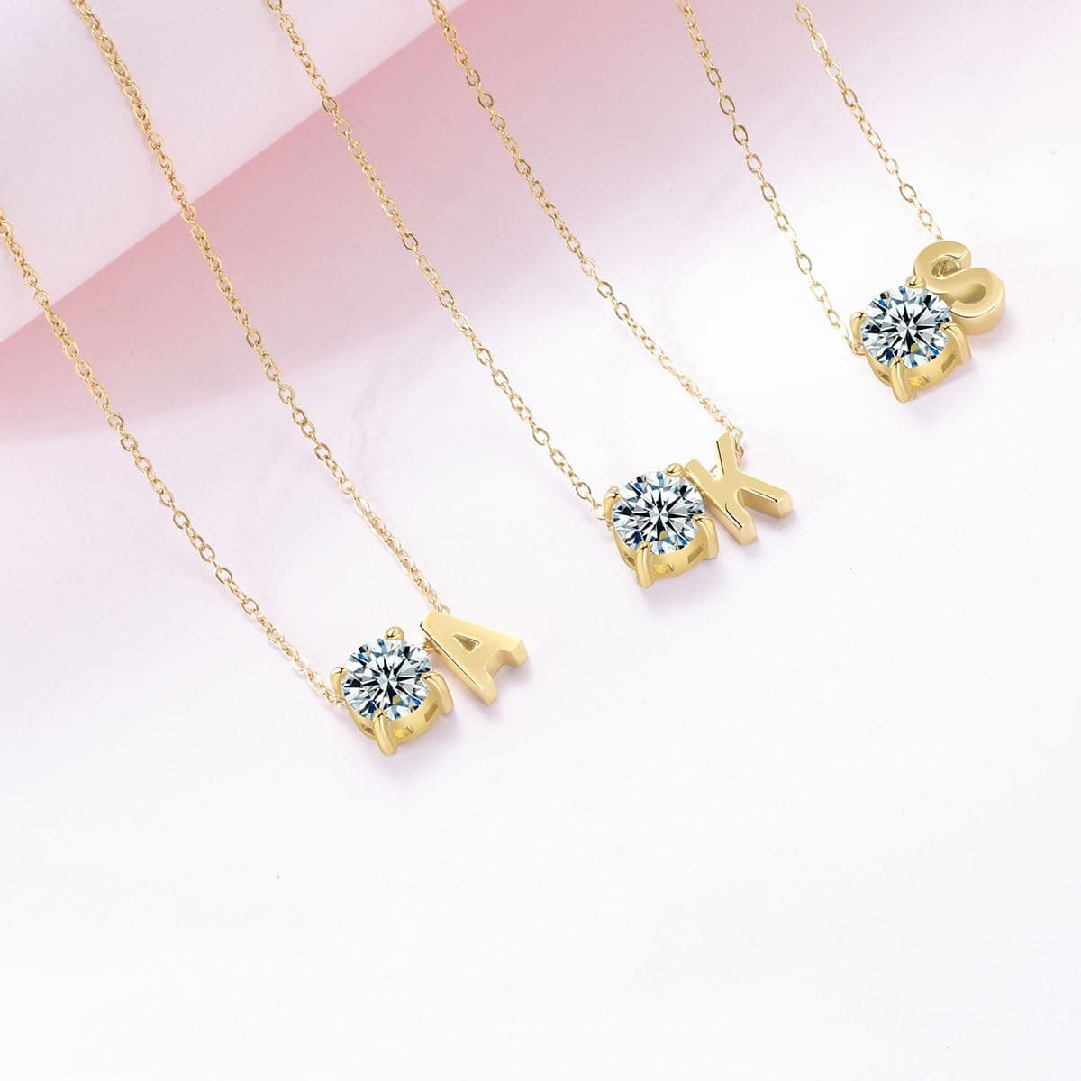 14k Gold Plated Cubic Zirconia Necklaces for Women
