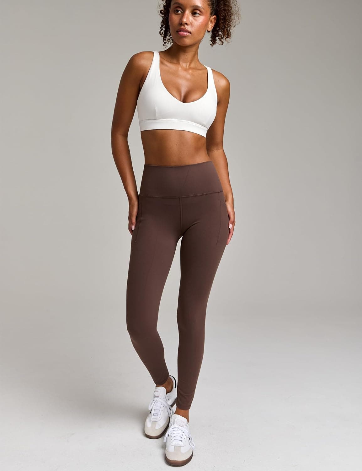 Women's High Waisted Thick Yoga Leggings with Pockets 25'' Buttery Soft Squat Proof Gym… — photo 2