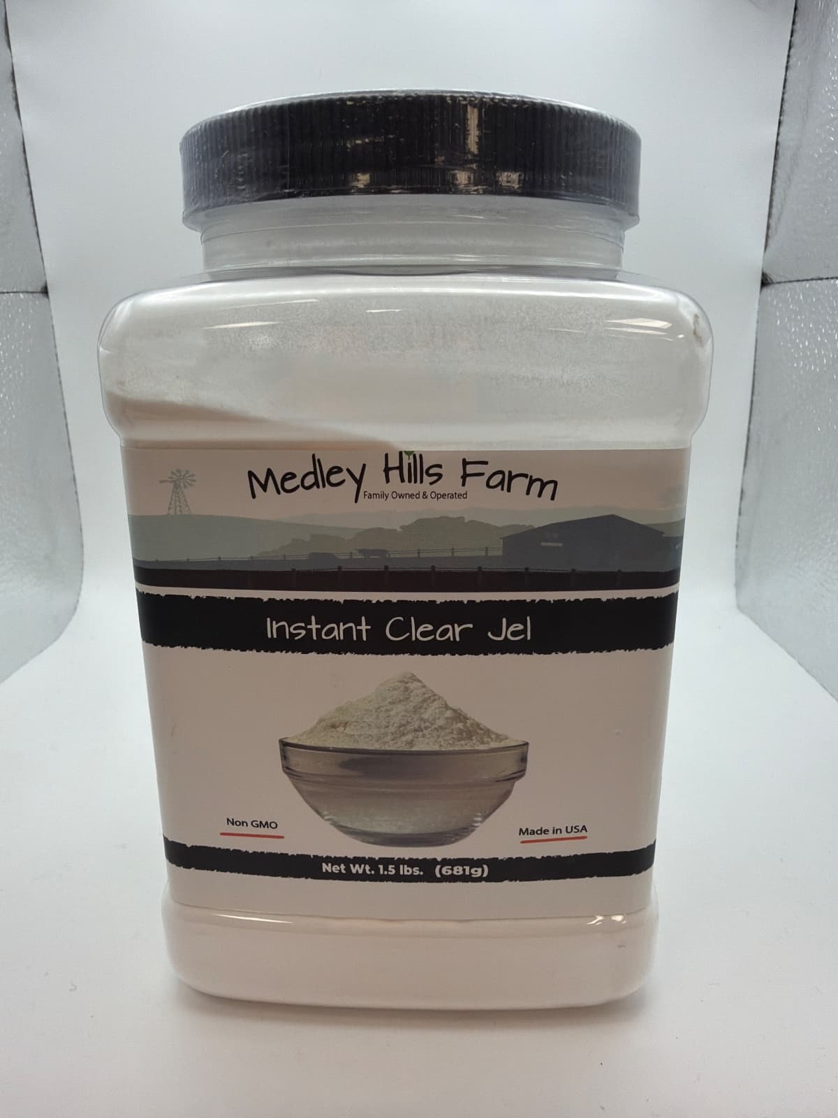 Instant clear jel by Medley hills farm 1.5 Lbs. in Reusable Container - Great Clear jel… — photo 4