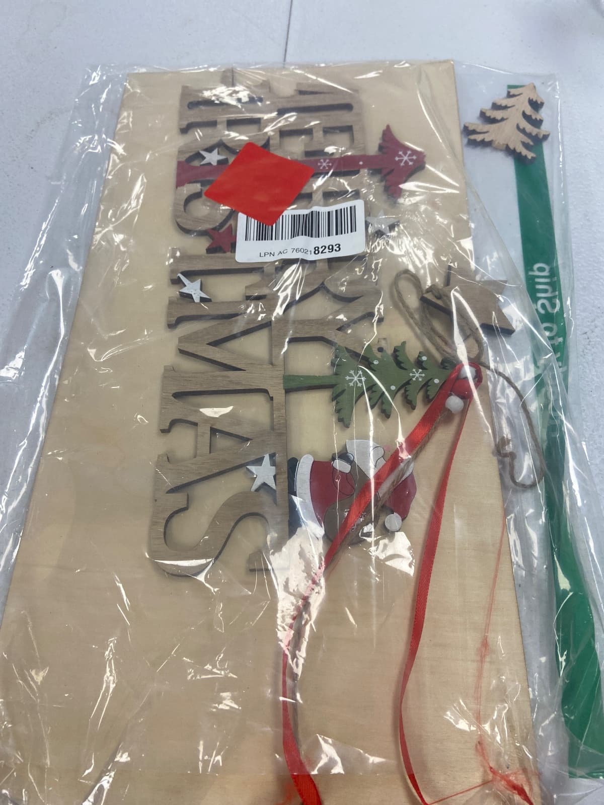 Wooden Merry Christmas Signs (16.5 Inch Santa) — photo 4