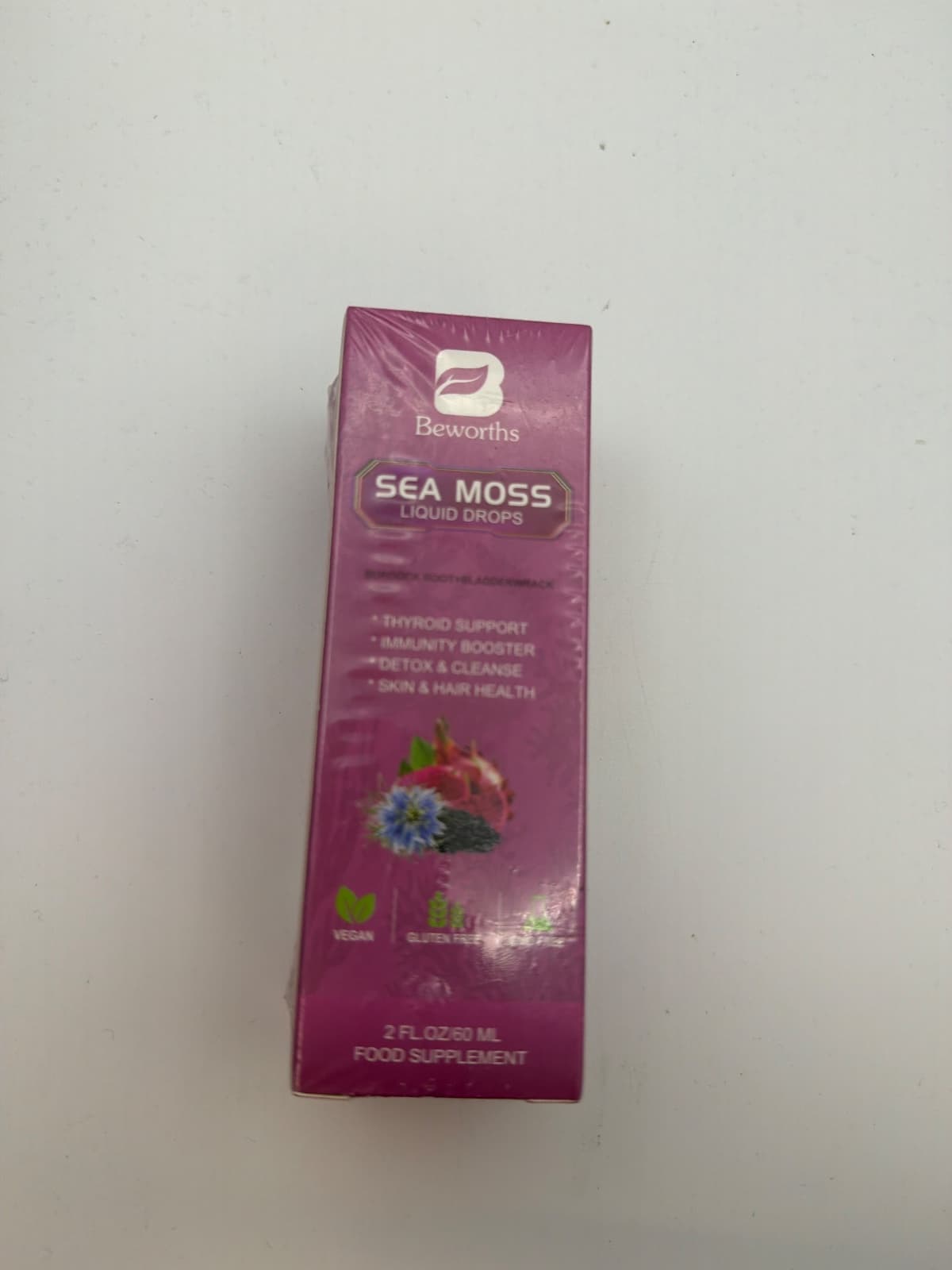 Sea Moss Liquid Drops with Black Seed Oil, Ashwagandha, Soursop — photo 4