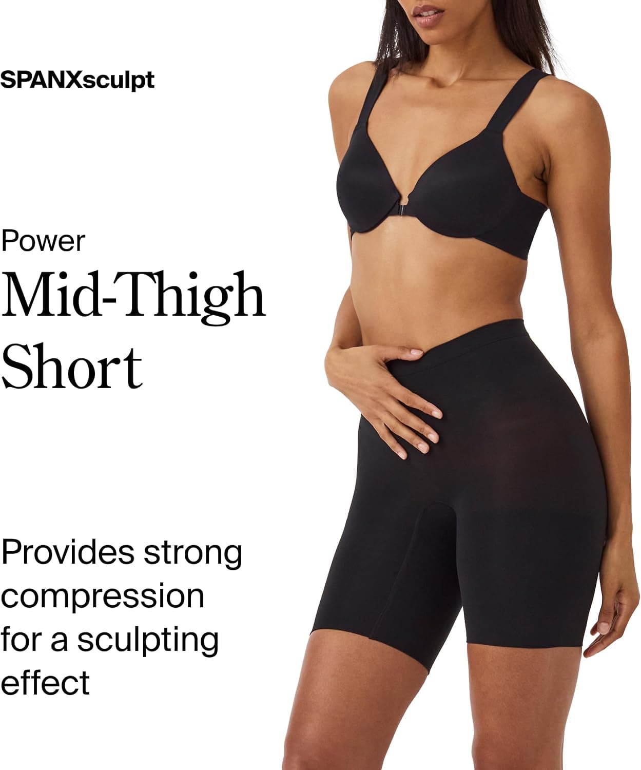 SPANX SPANXsculpt Power Series Mid-Thigh Short Small — photo 2