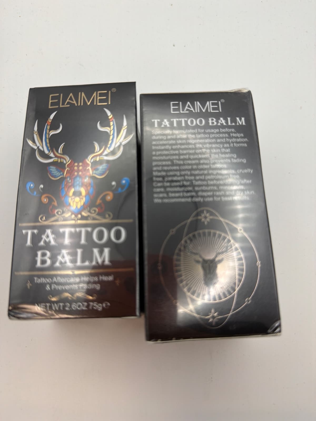 2PCS Tattoo Butter,Tattoo Aftercare Balm 2.8 Oz,Old & New Tattoo Care Tattoo Cream for Before, During & Post All Natural Vegan Moisturizer Heals Protects Color Enhance — photo 2