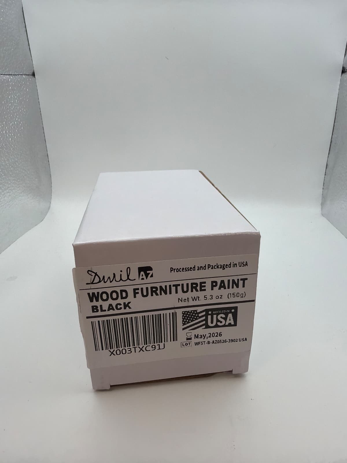DWIL Matte Finish Furniture Paint - 5 Oz Black Paint for Wood Cabinets, Doors, Tables — photo 4