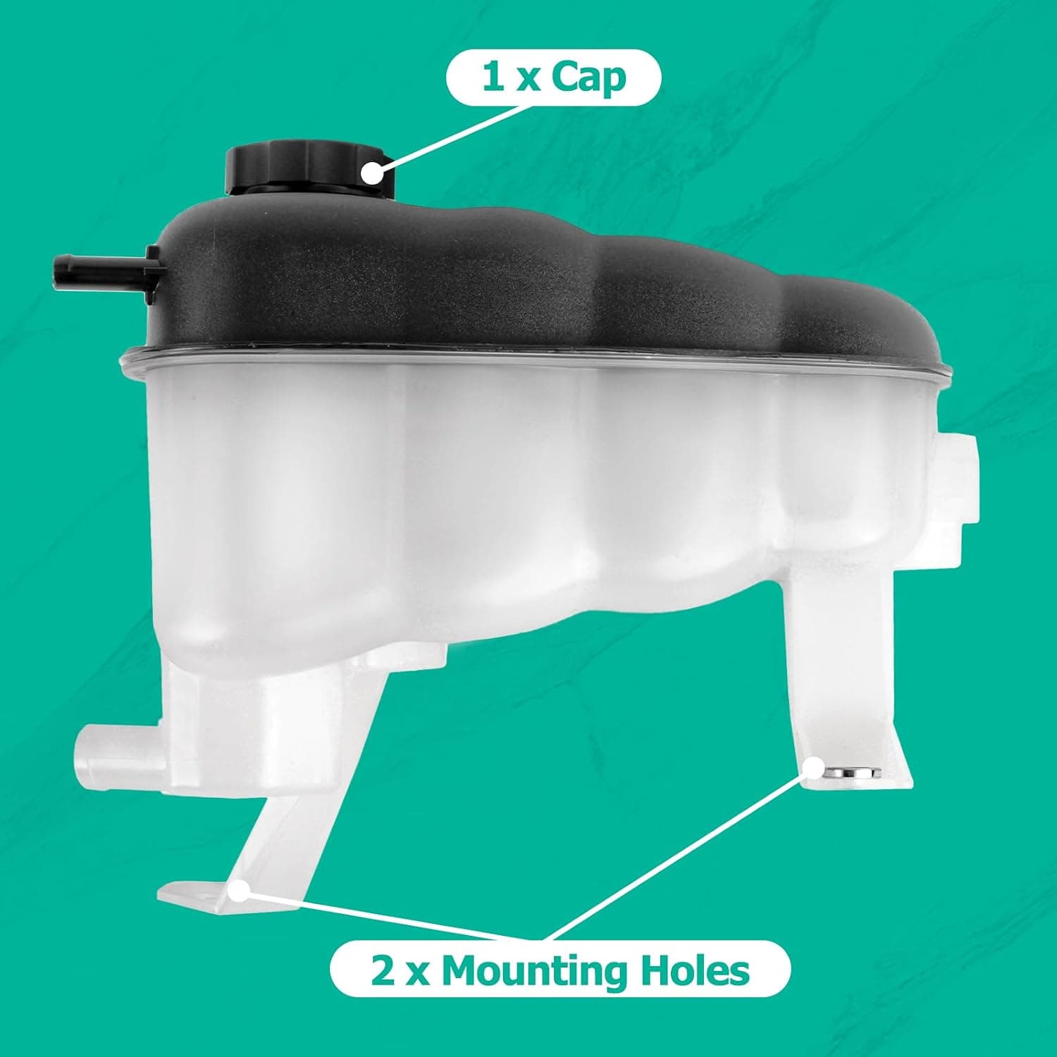 Coolant Reservoir Tank, Fits 2007-2013 Silverado/Sierra, 2007-2014 Tahoe