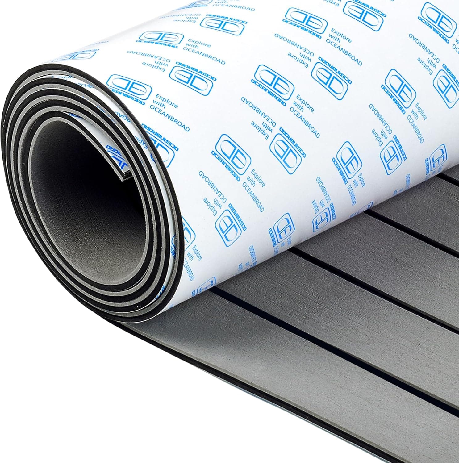 EVA Foam Faux Teak Boat Flooring, Self-Adhesive