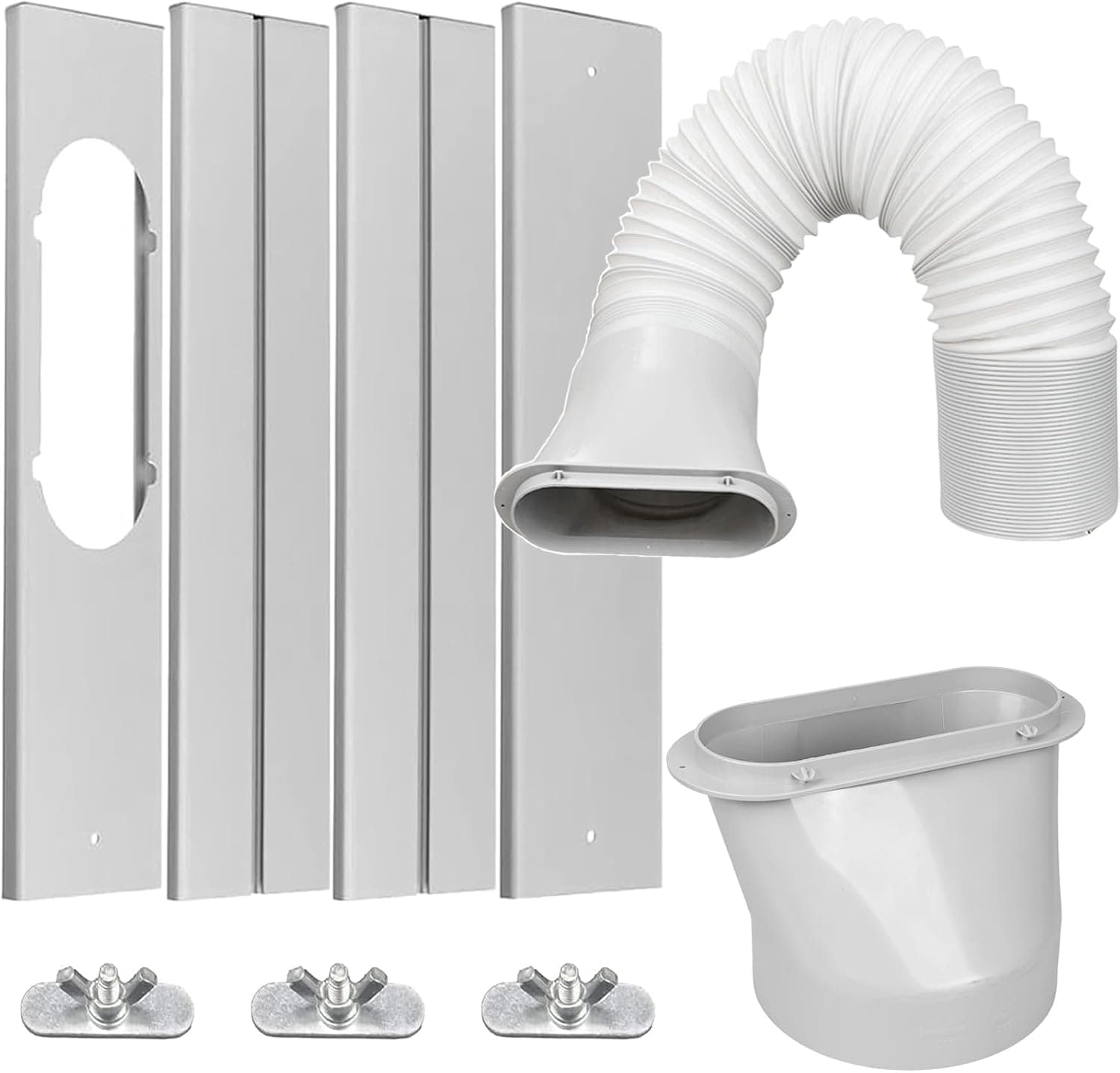 Portable AC Window Vent Kit with 5.9" Hose