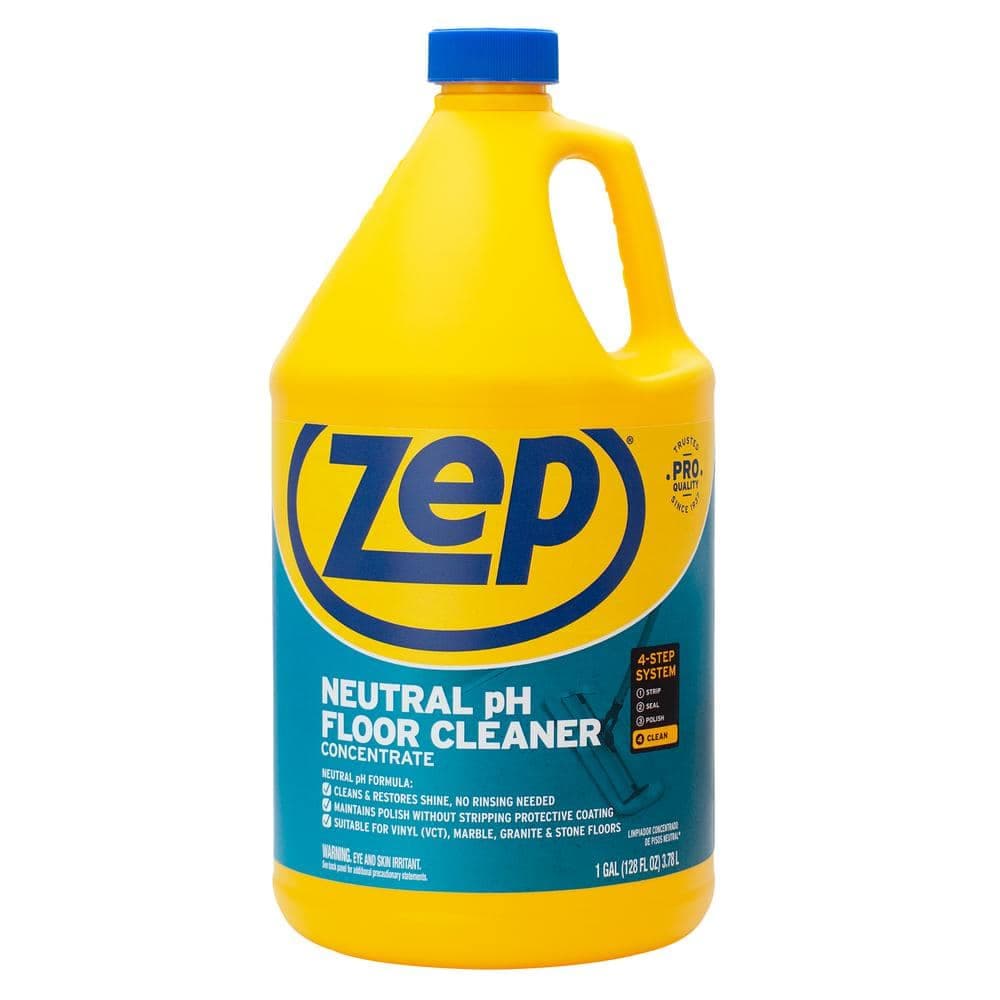 Zep Neutral pH Industrial Floor Cleaner, 1 Gallon, Case of 2
