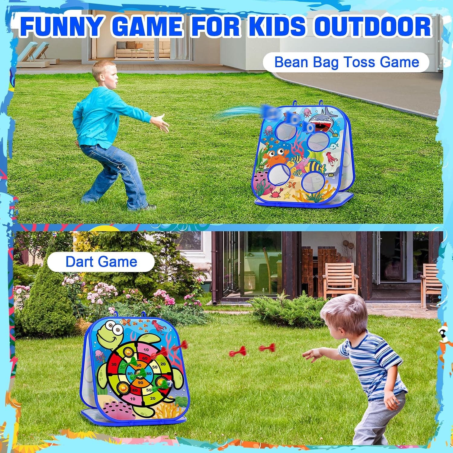 5-in-1 Bean Bag Toss Game for Kids — photo 3
