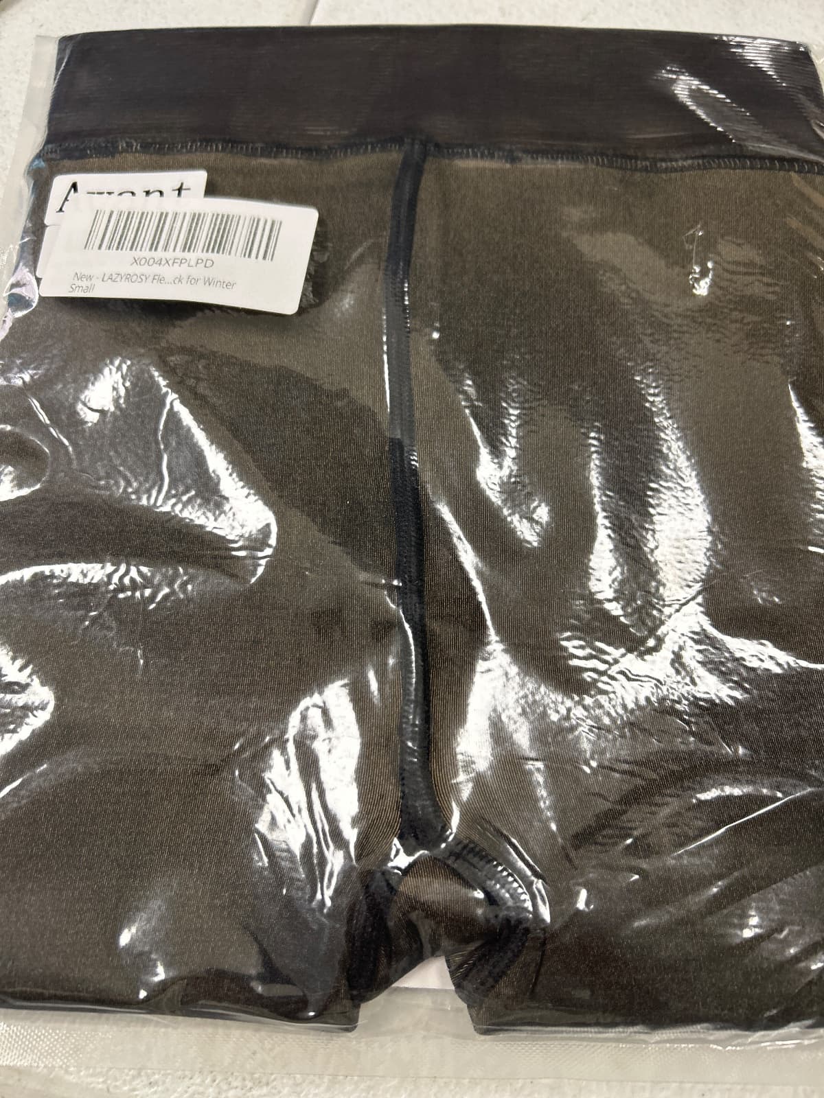 Women's Fleece Lined Sheer Tights, Black — photo 4
