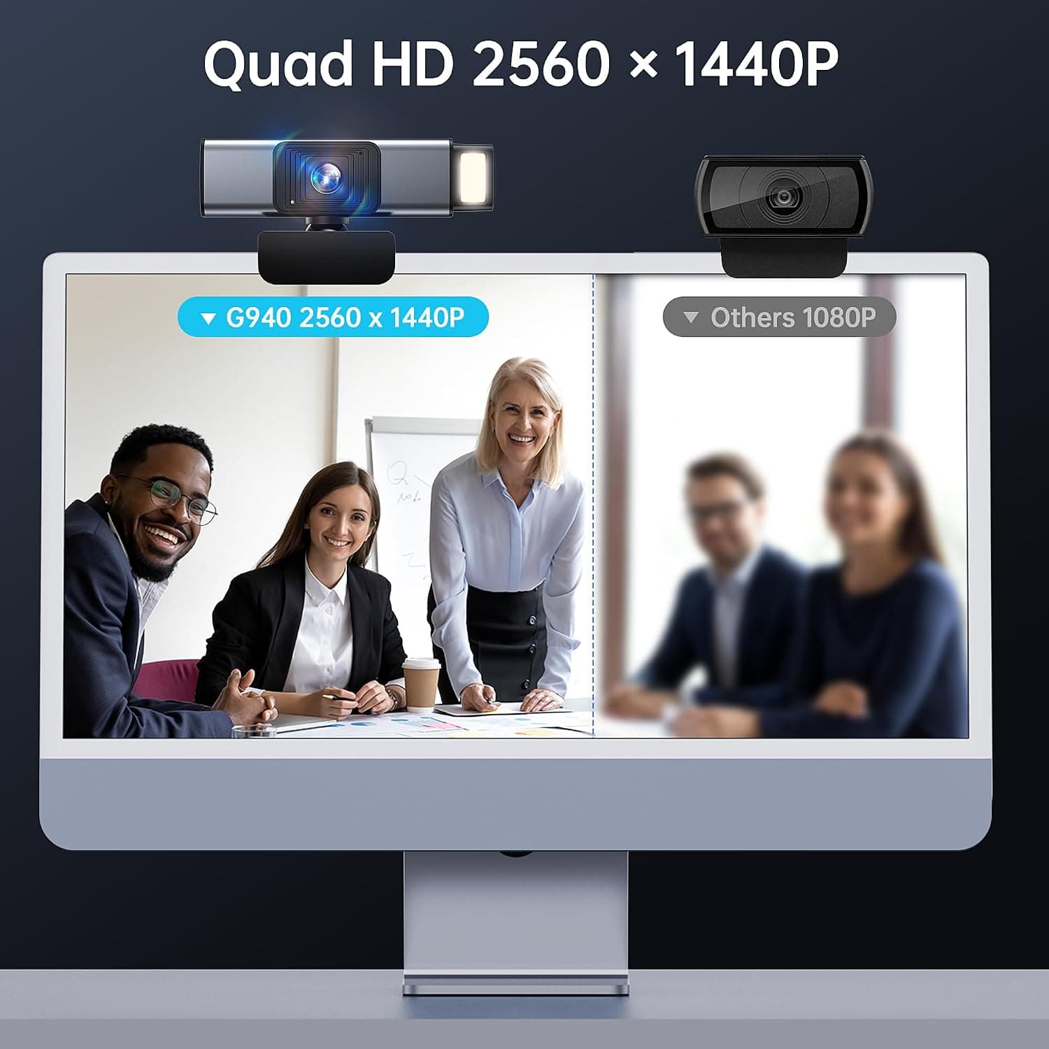 G940 QHD 2K Webcam with Microphone and Privacy Protection — photo 2