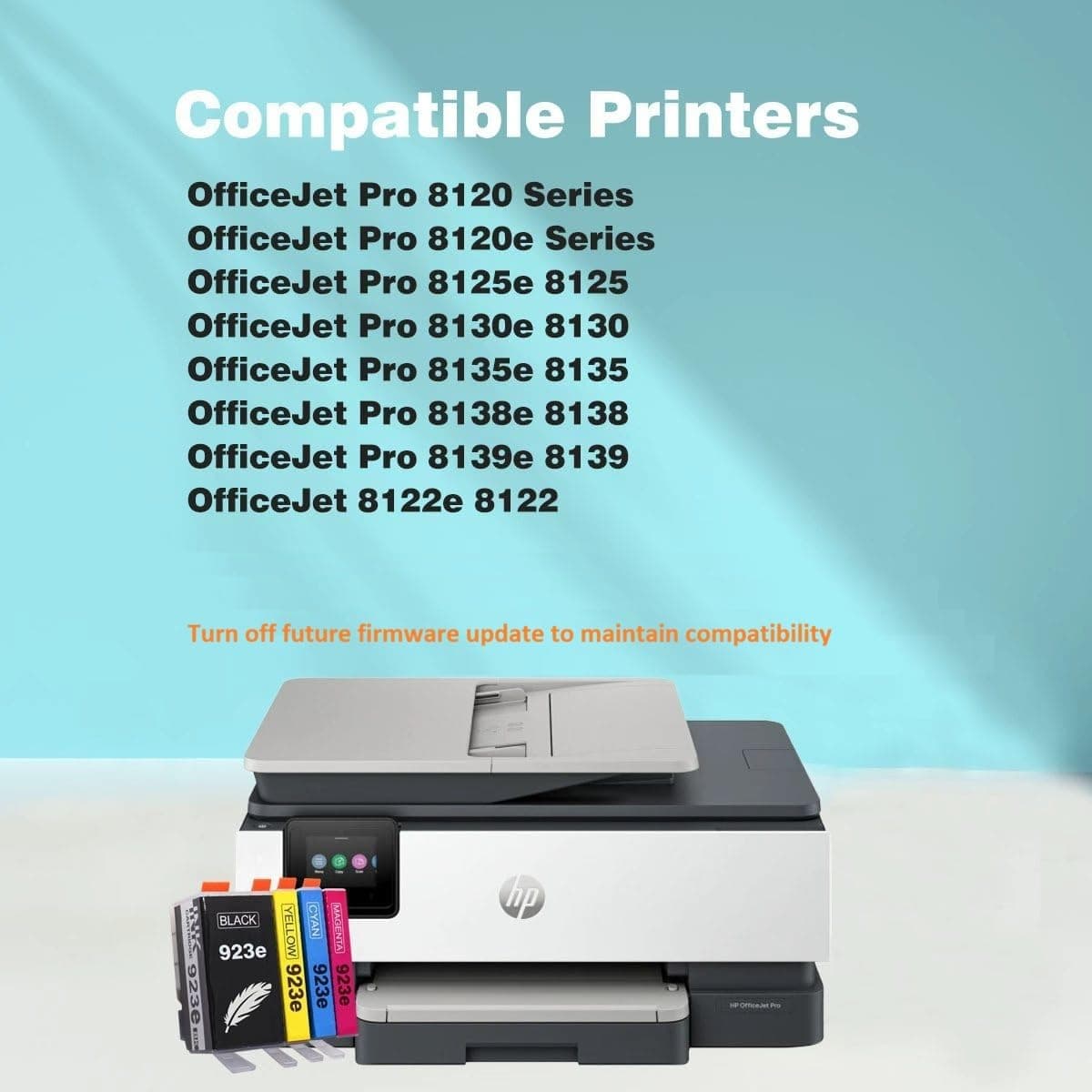 923e 923XL Black Replacement for HP 923 Black Ink Cartridgs for HP Printers Office Jet… — photo 2